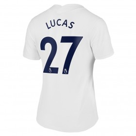 Jalkapallo Pelipaidat Tottenham Hotspur Lucas Moura 27 Naisten Kotipaita 2021-2022 Lyhythihainen